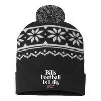 Football Is Life USA-Made Snowflake Beanie