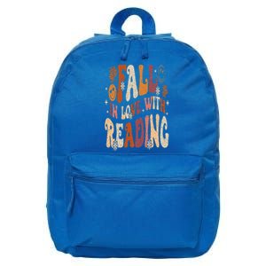 Fall In Love With Reading Autum Thanksgiving Teacher 16 in Basic Backpack