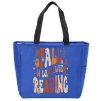 Fall In Love With Reading Autum Thanksgiving Teacher Zip Tote Bag