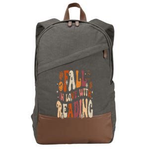 Fall In Love With Reading Autum Thanksgiving Teacher Cotton Canvas Backpack