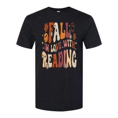 Fall In Love With Reading Autum Thanksgiving Teacher Softstyle® CVC T-Shirt