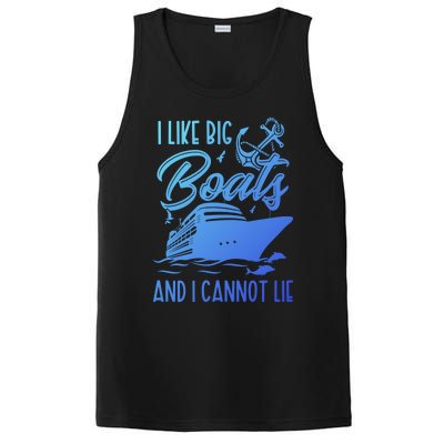 Funny I Like Bog Boats And I Cannot Lie Cruise Ship Gift PosiCharge Competitor Tank