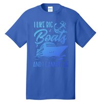 Funny I Like Bog Boats And I Cannot Lie Cruise Ship Gift Tall T-Shirt