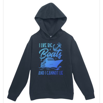 Funny I Like Bog Boats And I Cannot Lie Cruise Ship Gift Urban Pullover Hoodie