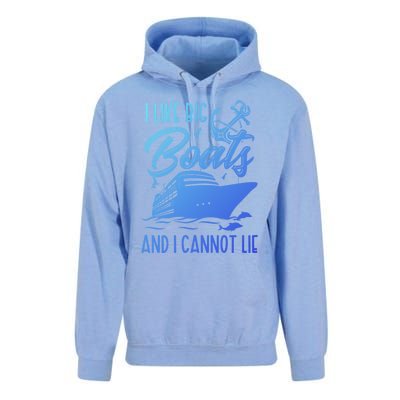 Funny I Like Bog Boats And I Cannot Lie Cruise Ship Gift Unisex Surf Hoodie