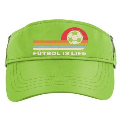 Futbol Is Life Football Lovers Soccer Funny Adult Drive Performance Visor