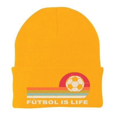 Futbol Is Life Football Lovers Soccer Funny Knit Cap Winter Beanie