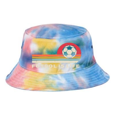 Futbol Is Life Football Lovers Soccer Funny Tie Dye Newport Bucket Hat