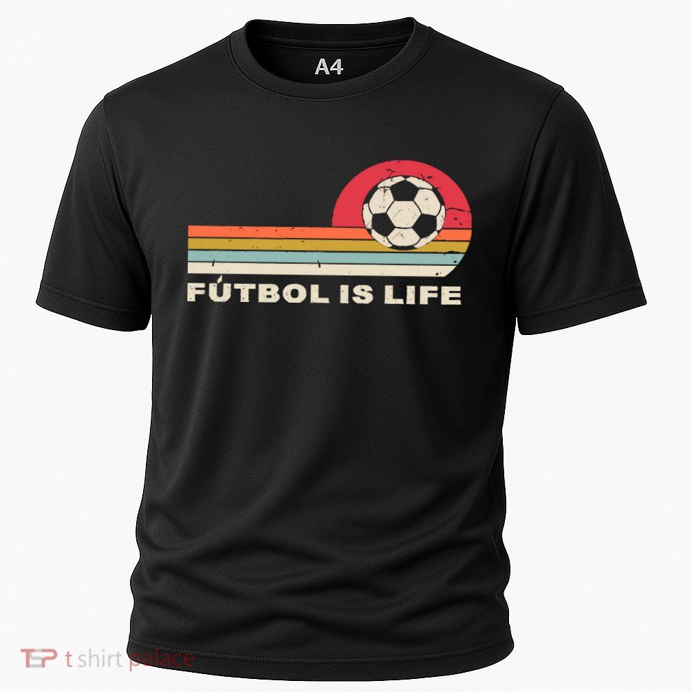 Futbol Is Life Football Lovers Soccer Funny Performance Shirt