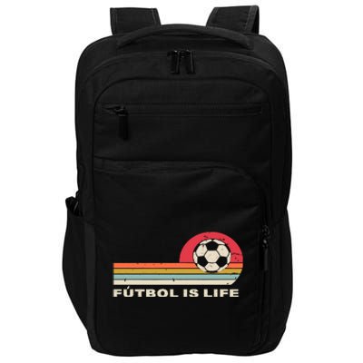 Futbol Is Life Football Lovers Soccer Funny Impact Tech Backpack