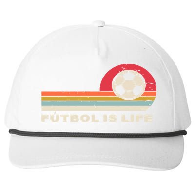 Futbol Is Life Football Lovers Soccer Funny Snapback Five-Panel Rope Hat