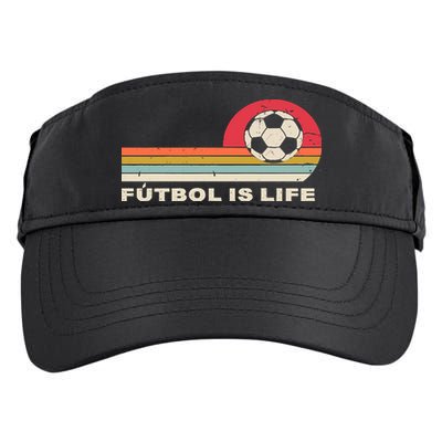 Futbol Is Life Football Lovers Soccer Funny Adult Drive Performance Visor