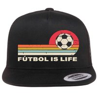 Futbol Is Life Football Lovers Soccer Funny Flatbill Hat