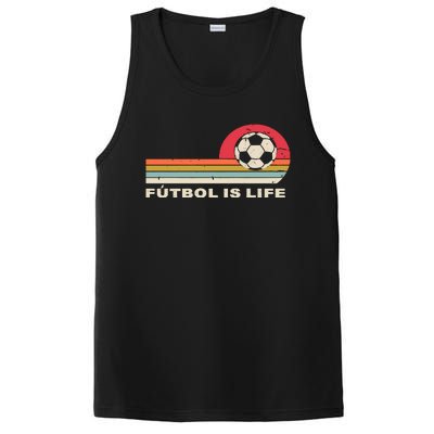 Futbol Is Life Football Lovers Soccer Funny PosiCharge Competitor Tank