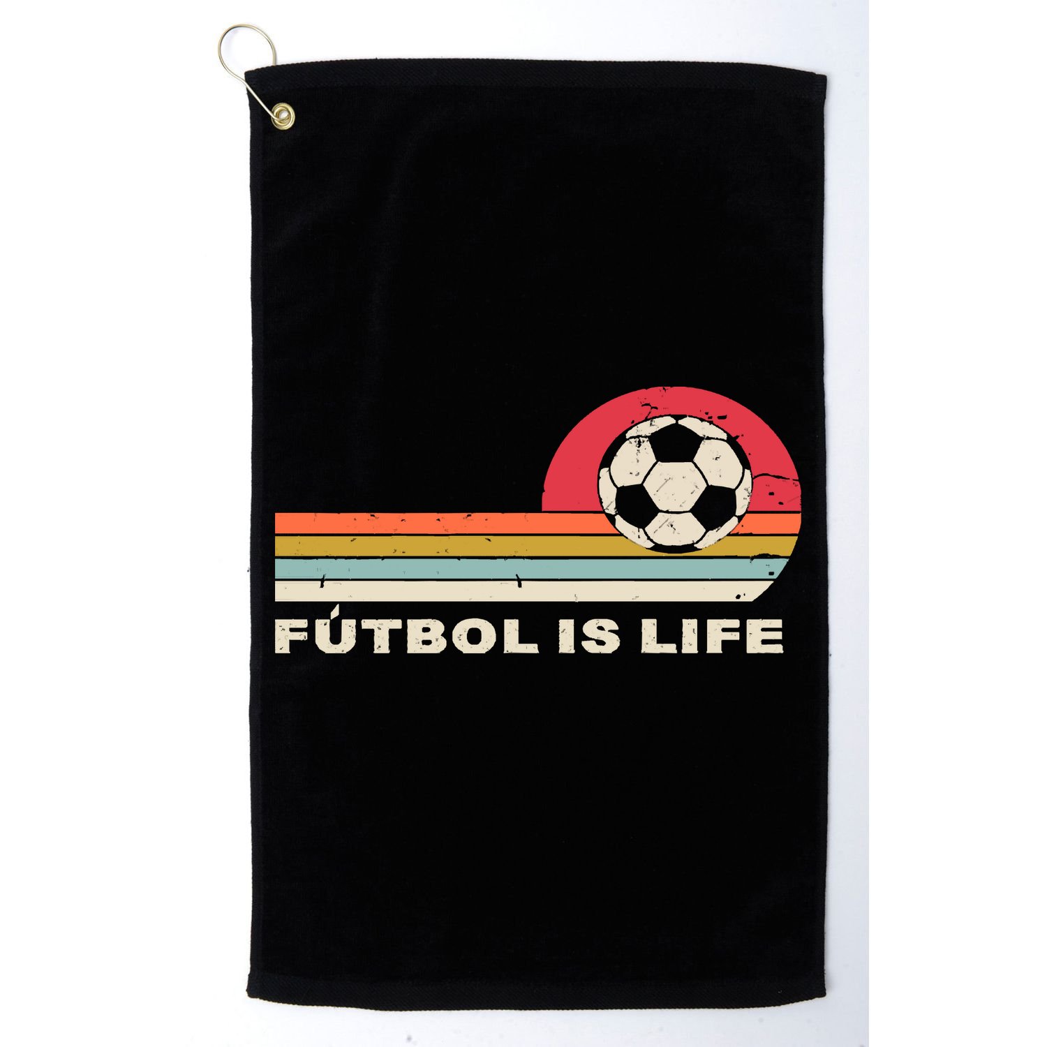 Futbol Is Life Football Lovers Soccer Funny Golf Towel