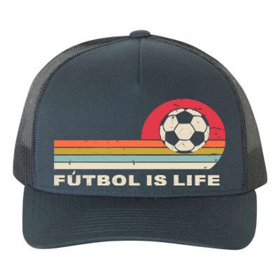 Futbol Is Life Football Lovers Soccer Funny Yupoong Adult 5-Panel Trucker Hat