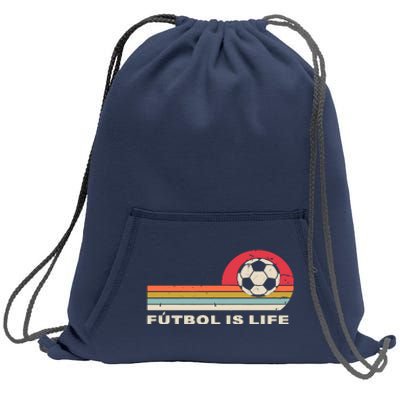 Futbol Is Life Football Lovers Soccer Funny Sweatshirt Cinch Pack Bag