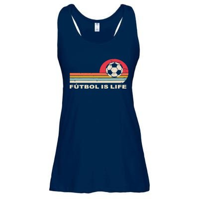 Futbol Is Life Football Lovers Soccer Funny Ladies Essential Flowy Tank