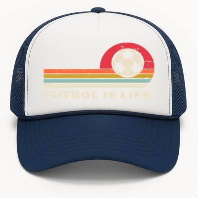 Futbol Is Life Football Lovers Soccer Funny Trucker Hat