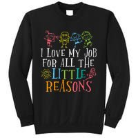 Funny I Love My Job For All The Little Reasons Sweatshirt