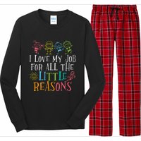 Funny I Love My Job For All The Little Reasons Long Sleeve Pajama Set