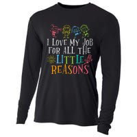 Funny I Love My Job For All The Little Reasons Cooling Performance Long Sleeve Crew