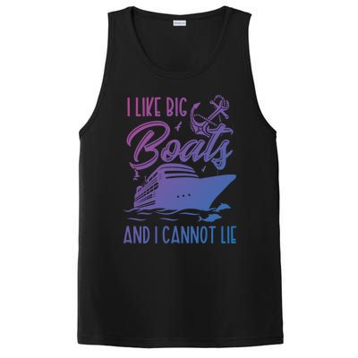 Funny I Like Bog Boats And I Cannot Lie Cruise Ship Gift PosiCharge Competitor Tank