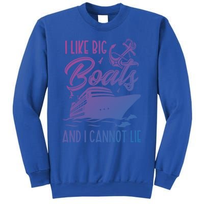 Funny I Like Bog Boats And I Cannot Lie Cruise Ship Gift Sweatshirt