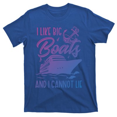 Funny I Like Bog Boats And I Cannot Lie Cruise Ship Gift T-Shirt