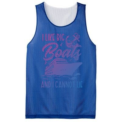 Funny I Like Bog Boats And I Cannot Lie Cruise Ship Gift Mesh Reversible Basketball Jersey Tank