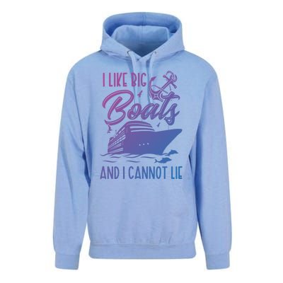 Funny I Like Bog Boats And I Cannot Lie Cruise Ship Gift Unisex Surf Hoodie