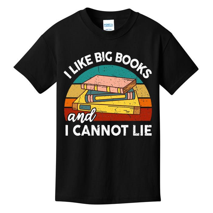 Funny I Like Big Book Cant Lie Nerd School Librarian Teacher Kids T-Shirt