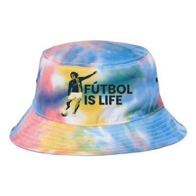 Futbol Is Life Football Lovers Soccer Funny Tie Dye Newport Bucket Hat