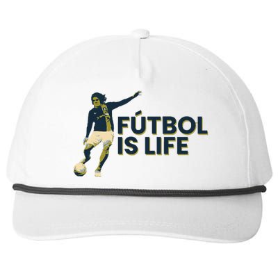 Futbol Is Life Football Lovers Soccer Funny Snapback Five-Panel Rope Hat