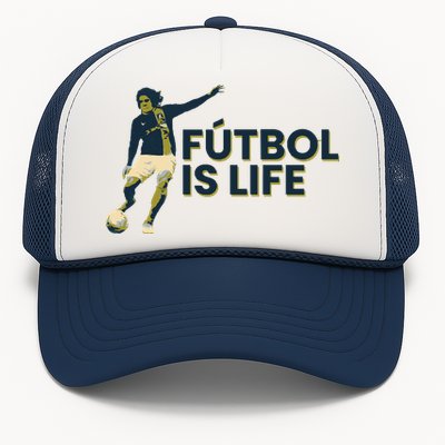 Futbol Is Life Football Lovers Soccer Funny Trucker Hat