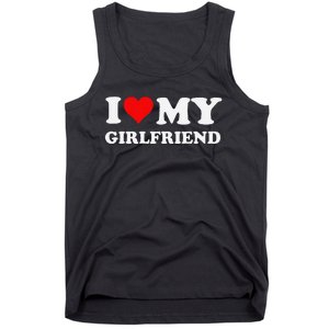 Funny I Love My Girlfriend Gf I Heart My Girlfriend Gf Funny Tank Top