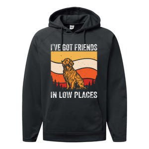 Friends In Low Places Performance Fleece Hoodie