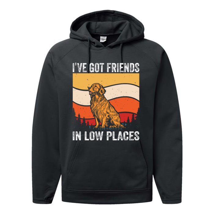 Friends In Low Places Performance Fleece Hoodie