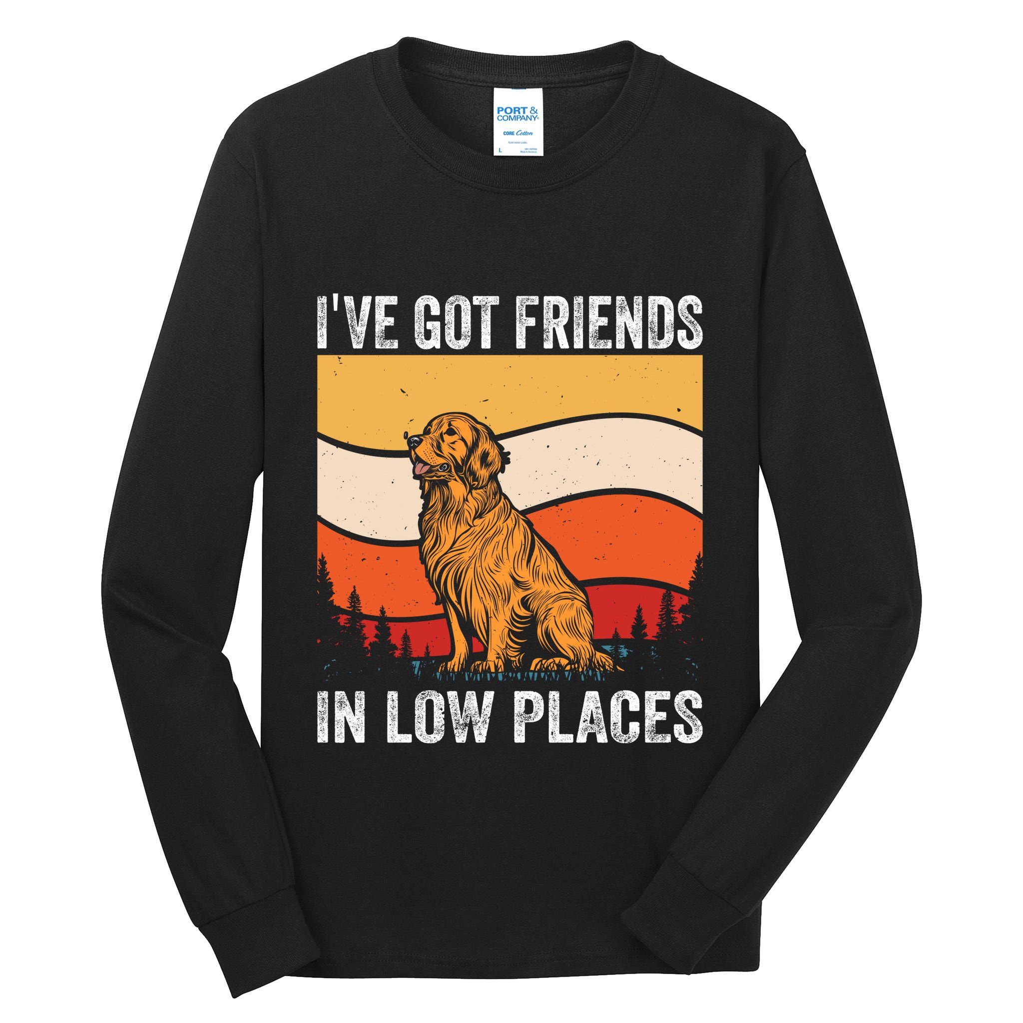 Friends In Low Places Tall Long Sleeve T-Shirt