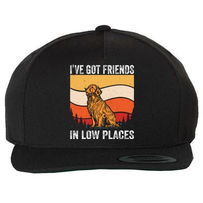 Friends In Low Places Wool Snapback Cap