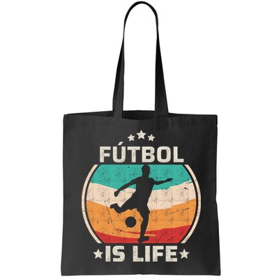 Futbol Is Life Soccer Funny Football Lover Vintage Bag
