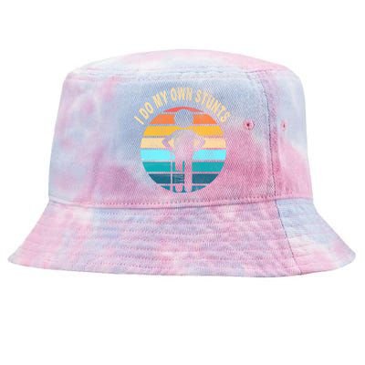 Funny Injury Leg I Do My Own Stunts Gift Tie-Dyed Bucket Hat