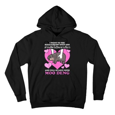 Fell In Love With Moo Deng Hoodie