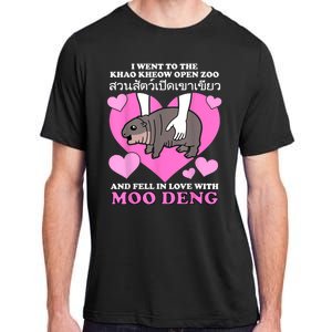 Fell In Love With Moo Deng Adult ChromaSoft Performance T-Shirt