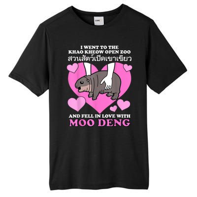 Fell In Love With Moo Deng Tall Fusion ChromaSoft Performance T-Shirt