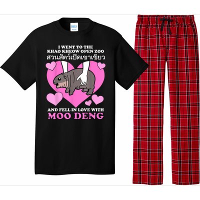 Fell In Love With Moo Deng Pajama Set