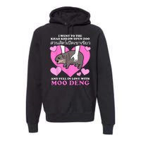 Fell In Love With Moo Deng Premium Hoodie