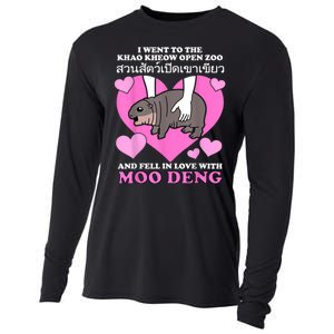 Fell In Love With Moo Deng Cooling Performance Long Sleeve Crew