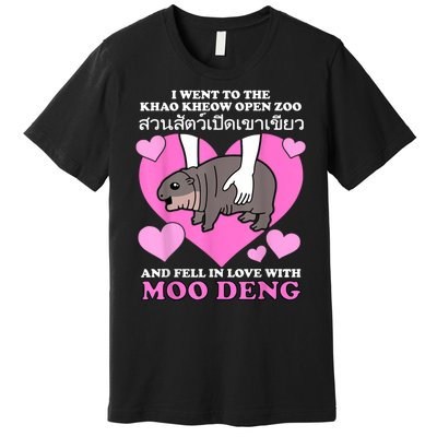 Fell In Love With Moo Deng Premium T-Shirt