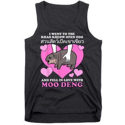 Fell In Love With Moo Deng Tank Top